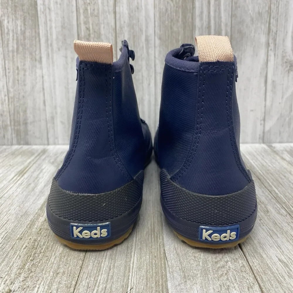 Keds Scout Splash Rain Boots Navy Blue Shoes - Women | Color: Blue/Pink Size 7 - Picture 5 of 9